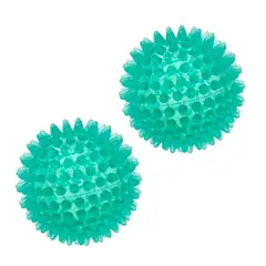 Massagebollar Reflex ø 8 cm  | Hård Piggboll för masssage | Grön