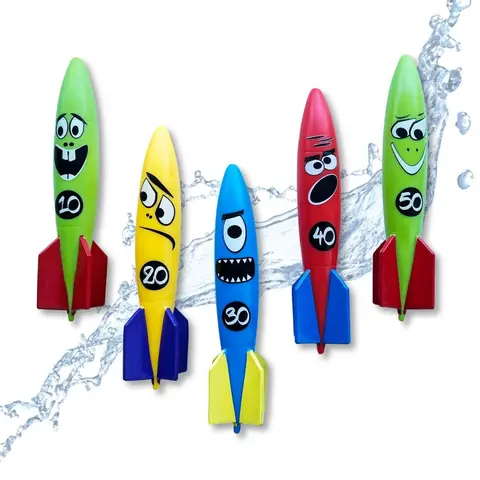 Dykleksaker Rocket Divers Vattenraketer | 5 st