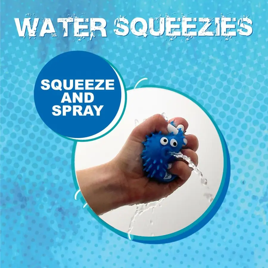 Water Squeezies Set med 3 st vanntenleksaker 