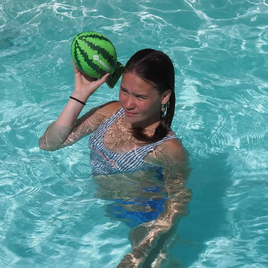 Splash Ball Watermelon Kastboll för vattenlek 