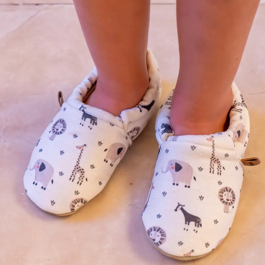 Slipstop Bootie Earthy 18-24 Mnd Flexibel toffel med halkskydd 