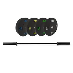 ata Pro Elite Bumper Plate Paket ata XF Bar 28mm