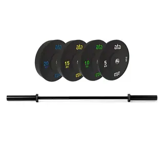 ata Pro Elite Bumper Plate Paket ata XF Bar 28mm