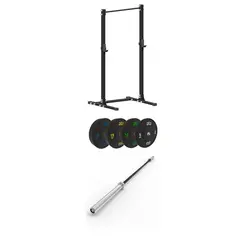 ata Half Rack EASY 50mm 226 cm Pro Elite Bumper 100 kg + EASY Bar
