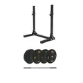 ata Pro Elite Squat Rack Bumper Plate Paket 100 kg + XF Bar 15 kg