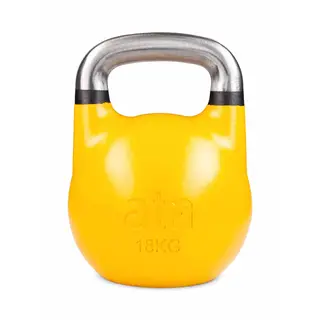 Kettlebell Competition ata Pro Elite 1 st | 18 kg | Gul med svart