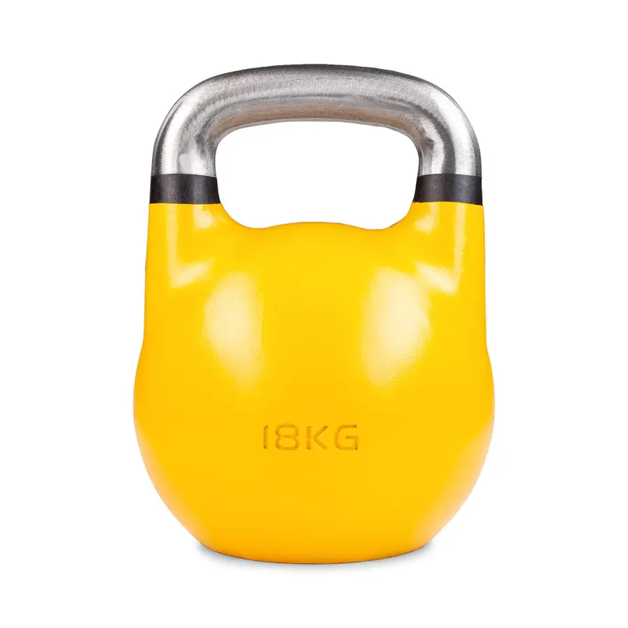 Kettlebell Competition ata Pro Elite 1 st | 18 kg | Gul med svart 