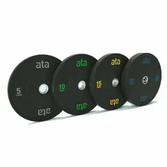 Viktpaket ata ECO Bumper Plate Hål 50mm | Total 100 kg