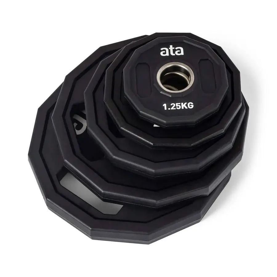 Viktpaket ata PU Hål 50mm | Total 107,5 kg 