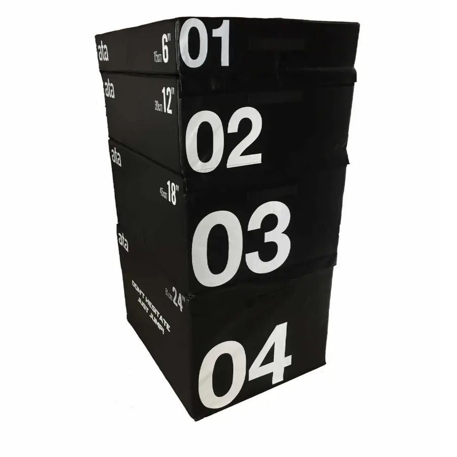 PlyoBox ata Softbox stack 15, 30,40,61cm Set med plyoboxar 4 st. Totalt 151 cm 