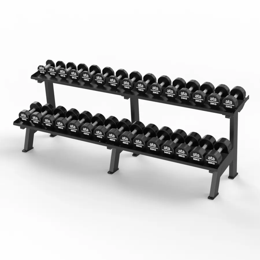 Hantelställ ata Trio 375x80x90 cm Ställning för hantlar 