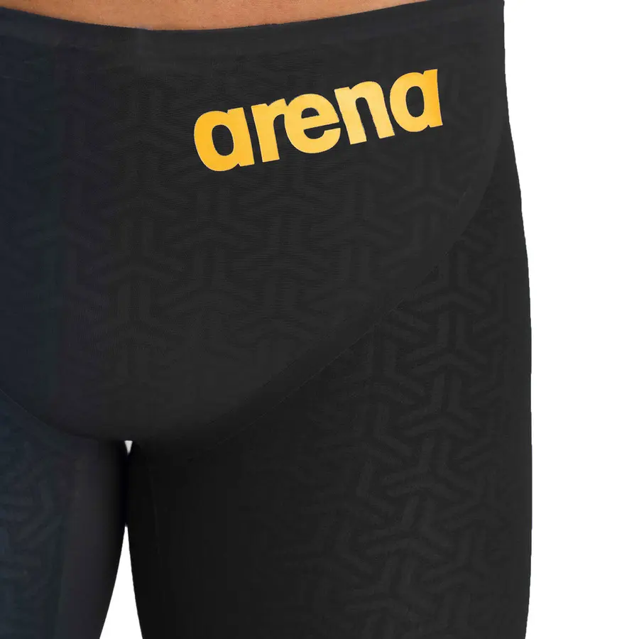 PWS Carbon Glide Jammer 32 Arena | Svart/Gul | Tävlingsbadbyxor 