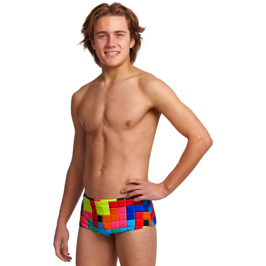 Blocked Badbyxa jr 164cm Funky Trunks | Sidewinder Trunks 