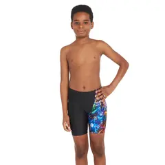 Reflection Volt Jammer Badbyxa jr 116cm Zoggs | Svart/Flerf&#228;rgad | Ecolast