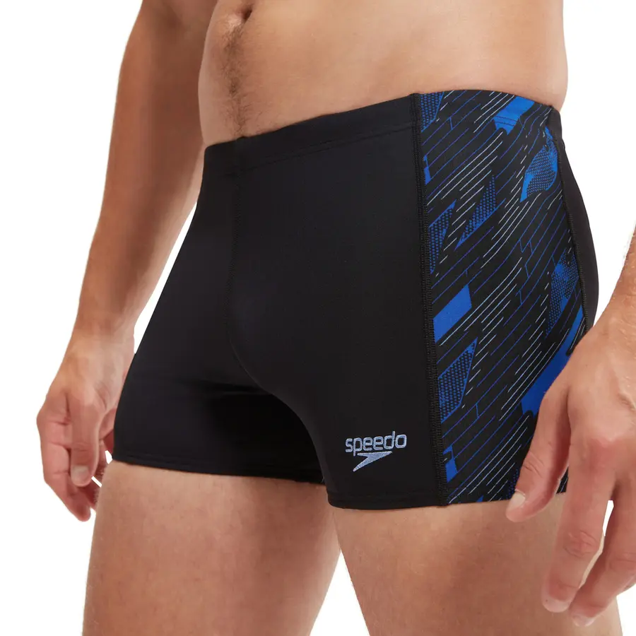 HyperBoom Panel Aquashort Badbyxa 28 Speedo | Svart/Blå | ECO Endurance+ 