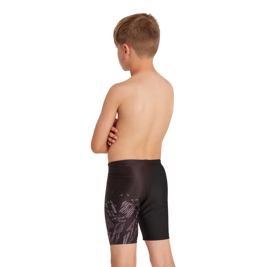 Latitude Mid Jammer Badbyxa jr 116cm Zoggs | Svart/Flerfärgad | Ecolast 
