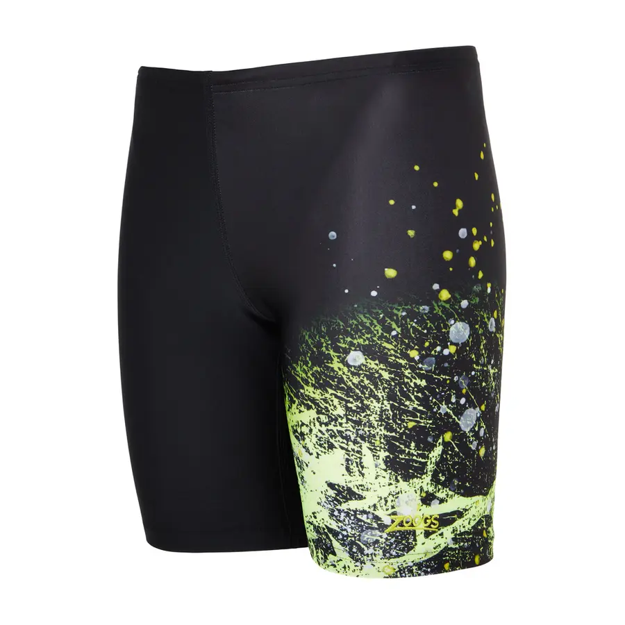 Wired Lime Mid Jammer Badbyksa jr 116cm Zoggs | Svart/Lime | Ecolast 