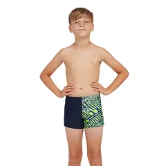Inca Hip Racer Badbyxa 152cm Zoggs | Bl&#229;/Flerf&#228;rgad | Ecolast