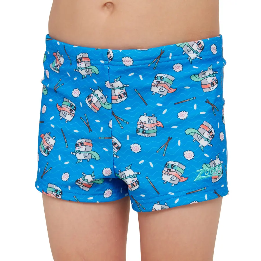 Super Sushi Hip Racer Badbyxa 92cm Zoggs | Blå/Flerfärgad | Ecolast 