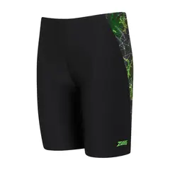 Spike Green Cruise Mid Jammer jr 140cm Zoggs | Svart/Gr&#246;n | Ecolast