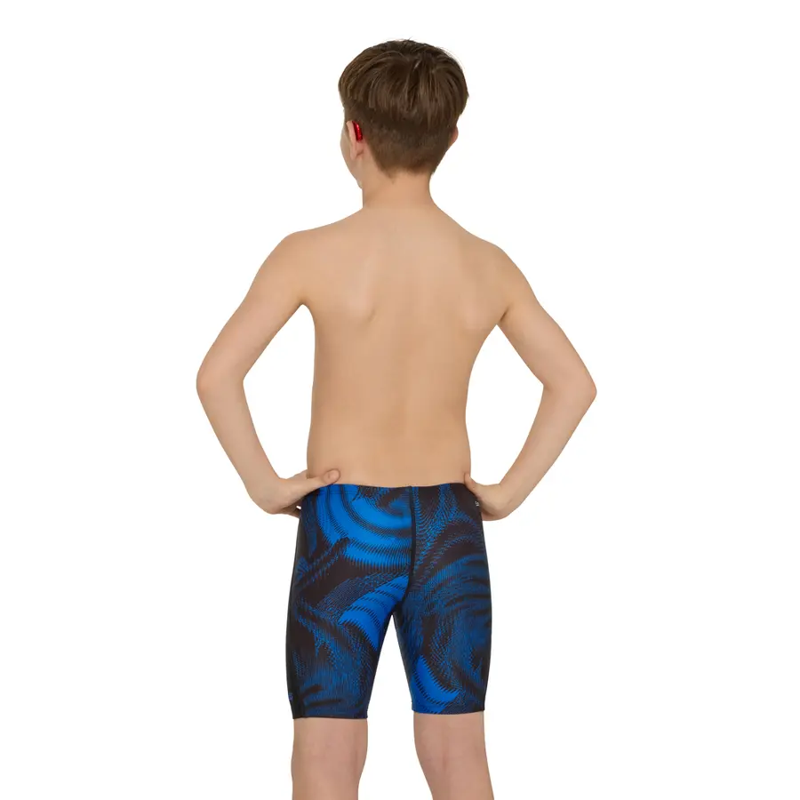 Web Cruise Mid Jammer Badbyxa jr 128cm Zoggs | Svart/Blå | Ecolast 