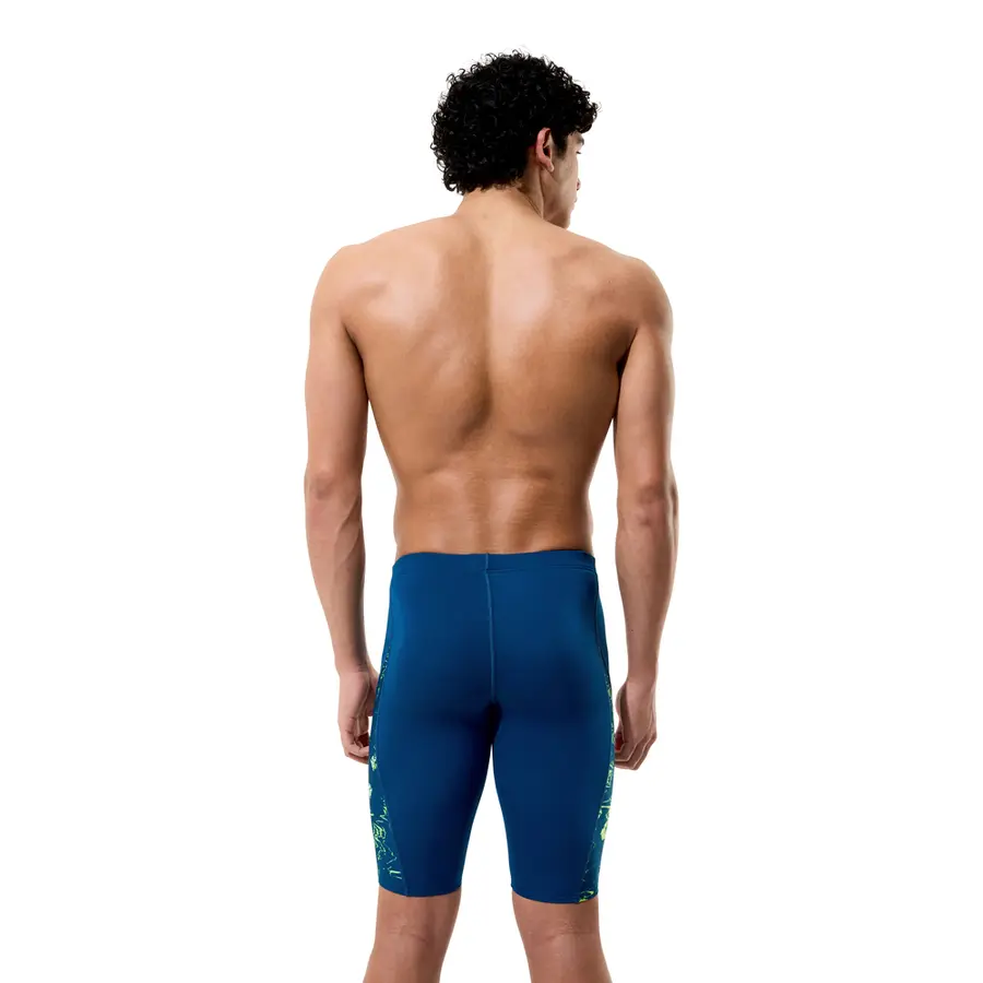 Spliced Printed Jammer Badbyxa 34 Speedo | Teal/Gul | Endurance+ 