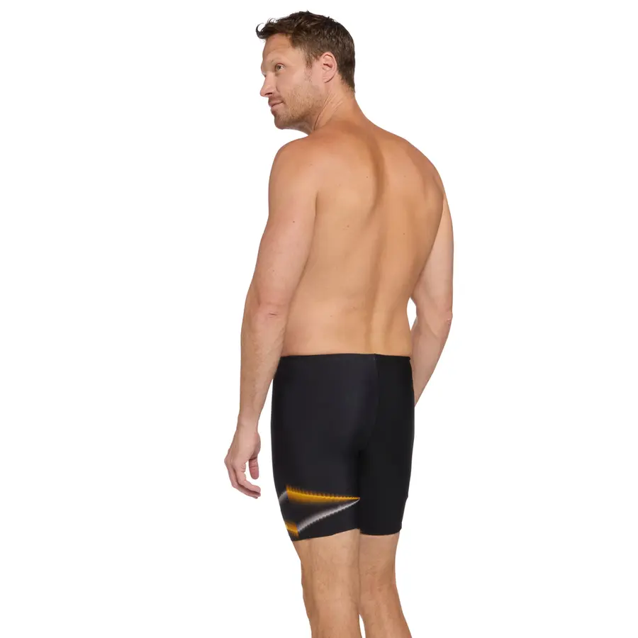 Oblique Mid Jammer Badbyxa 36 Zoggs | Svart | Ecolast+ 