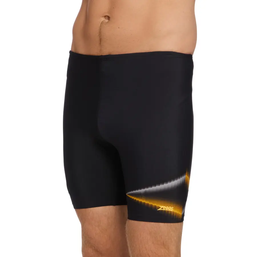 Oblique Mid Jammer Badbyxa 36 Zoggs | Svart | Ecolast+ 