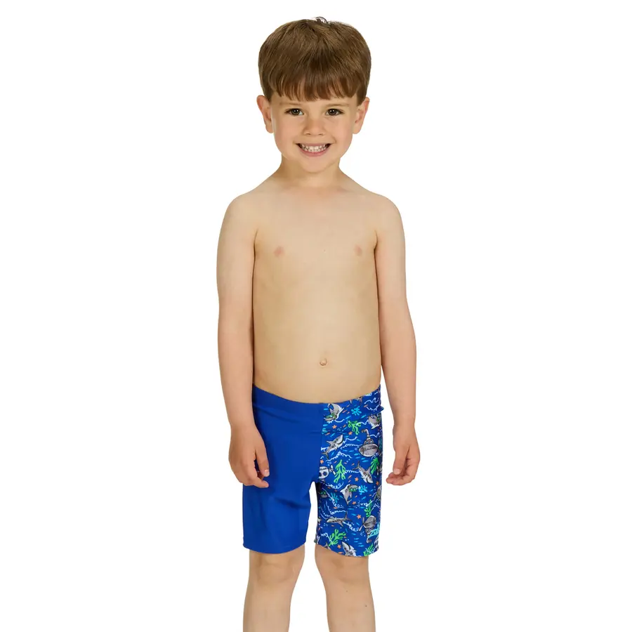 Oceanic Midi Jammer Badbyxa 104cm Zoggs | Blå/Flerfärgad | Ecolast 