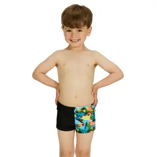 Saurus Hip Racer Badbyxa Zoggs | Svart/Flerfärgad | Ecolast