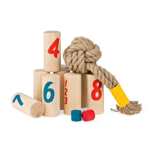 Kubbspel | Nummerkubb Knapsack | 2-6 spelare