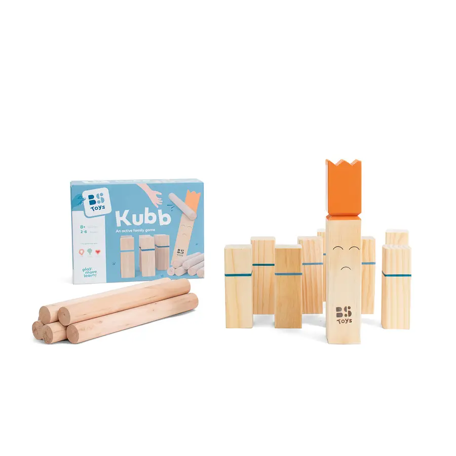 Kubbspel | Perfekt trädgårdsspel Kubb | 2-6 spelare 