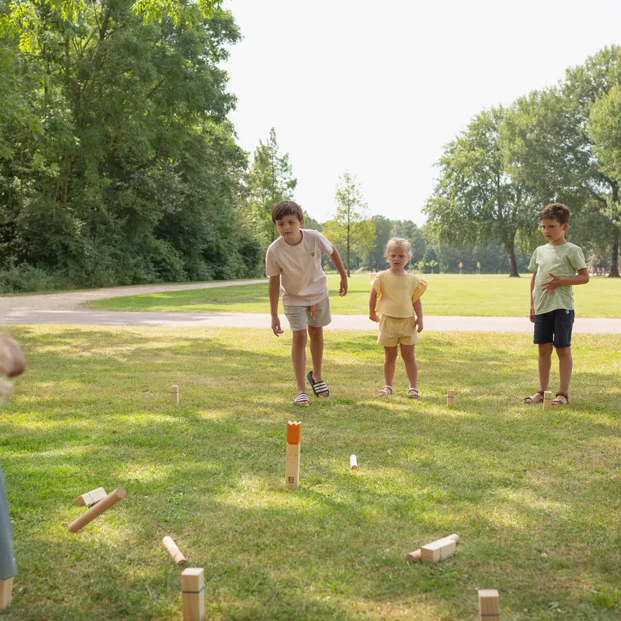 Kubbspel | Perfekt trädgårdsspel Kubb | 2-6 spelare 