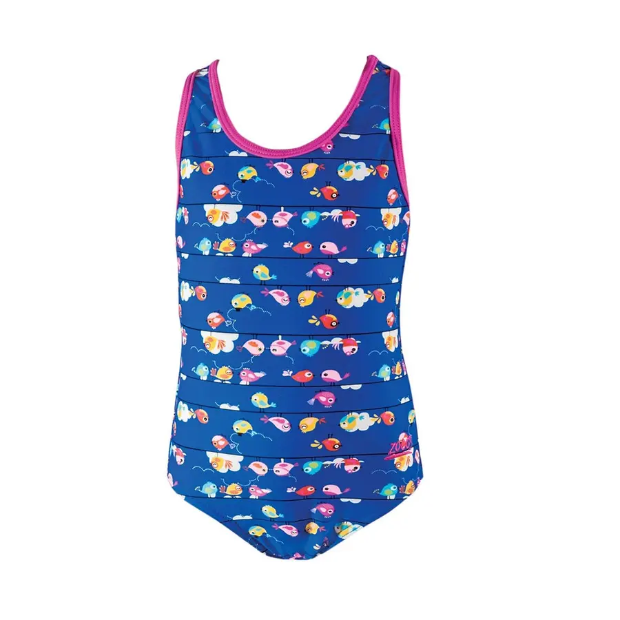 Pretty Bird ActionBack jr Zoggs 92cm Elastomax - Actionback - Multi/Rosa 