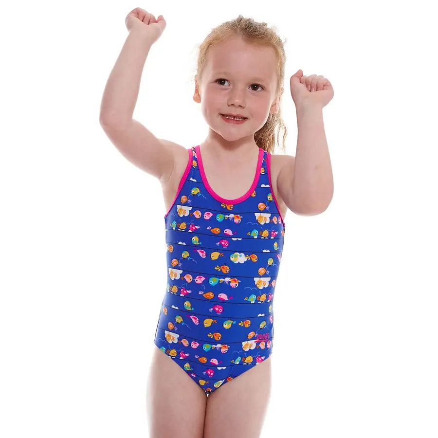 Pretty Bird ActionBack jr Zoggs 92cm Elastomax - Actionback - Multi/Rosa 