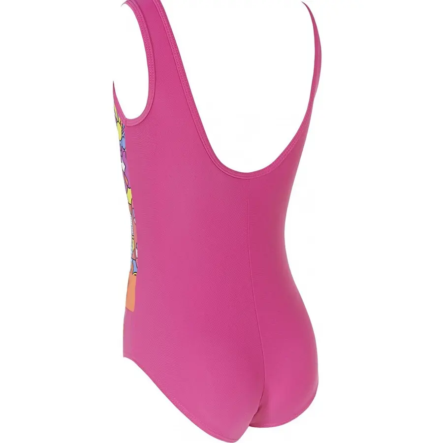 Playtime Retro Scoopback Baddräkt 80cm Zoggs - Multi/Rosa - Elastomax - Barn 