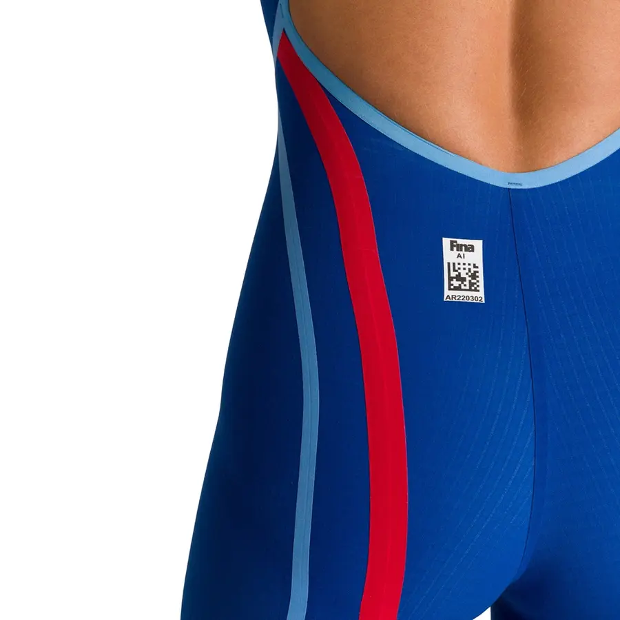 PWS Carbon Core FX Open Back Arena - Ocean Blue - Tävlingsbaddräkt 