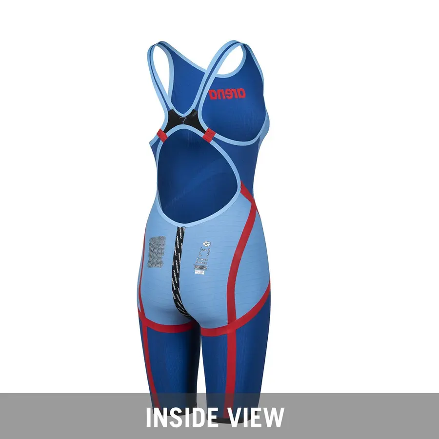 PWS Carbon Core FX Open Back Arena - Ocean Blue - Tävlingsbaddräkt 
