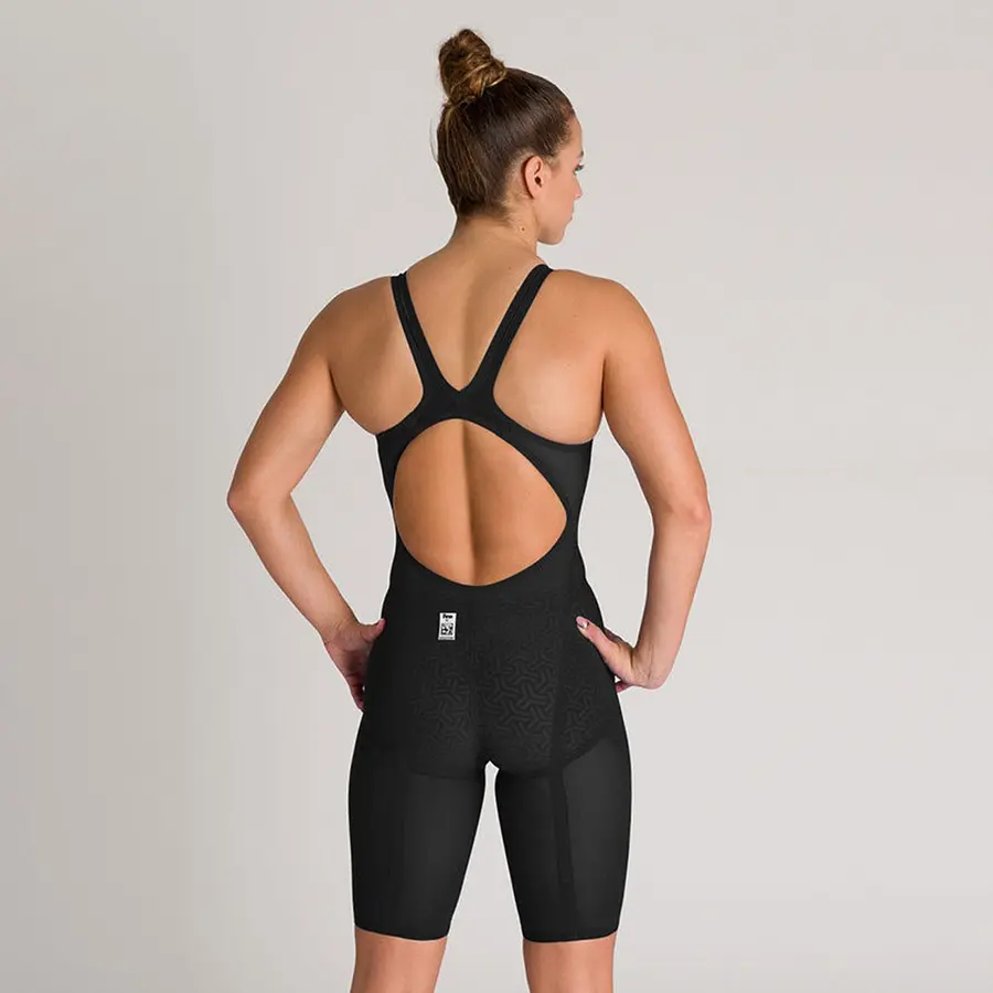 PWS Carbon Glide Open Back Arena | Svart/Guld | Tävlingsbaddräkt 