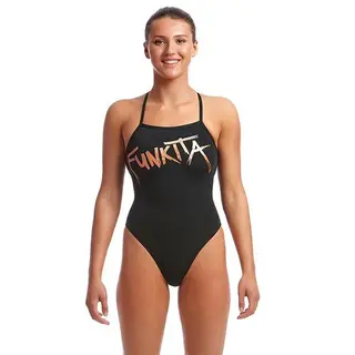 Bronzed Baddr&#228;kt Funkita | Strapped In One Piece