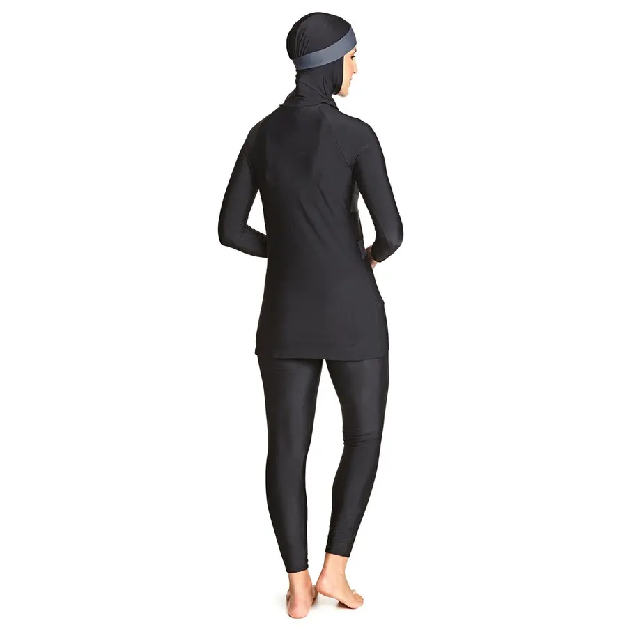 Meelup Modesty Suit Burkini Baddräkt 44 Zoggs | Svart | Elastomax 