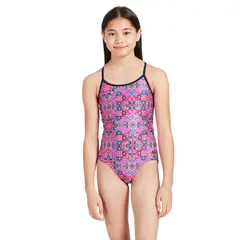 Zanzibar Sprintback Baddr&#228;kt jr 116cm Zoggs | Flerf&#228;rgad | Ecolast
