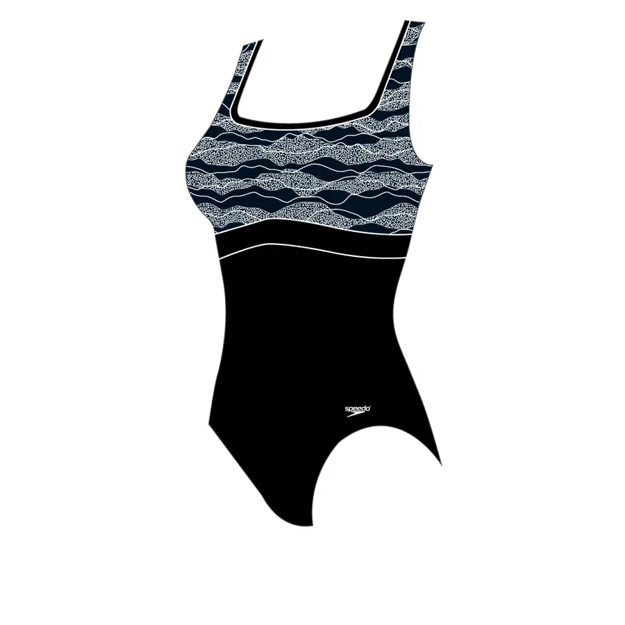 ContourEclipse Baddräkt 36 Speedo | Svart/Vit | ECO Shape Comprex 