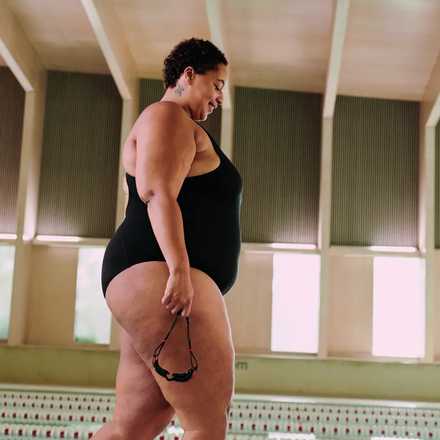Essential Medalist Plus Baddräkt 54 Speedo | Svart | ECO Endurance+ 