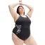OrchidLustre Plus Size Baddr&#228;kt Speedo | Svart | ECO Shape Comprex