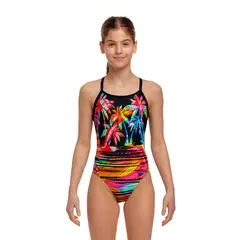 Sunset City Baddr&#228;kt jr 128cm Funkita | Diamond Back One Piece
