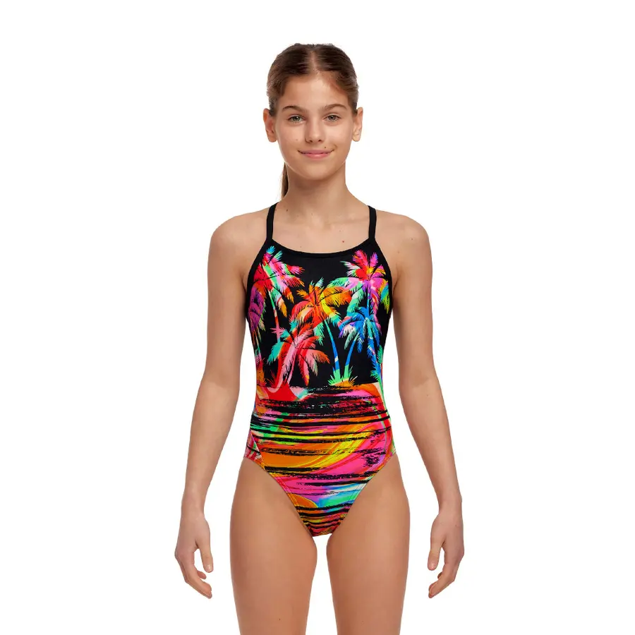 Sunset City Baddräkt jr 128cm Funkita | Diamond Back One Piece 