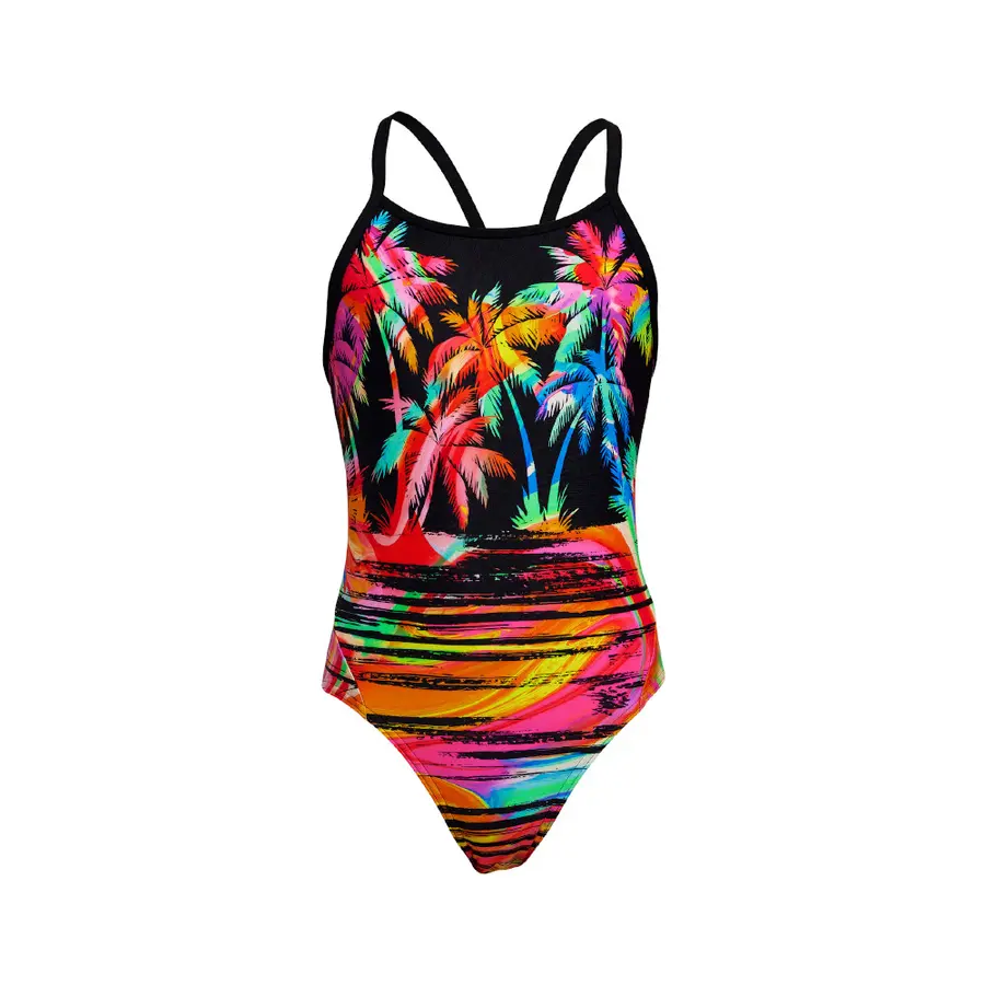 Sunset City Baddräkt jr 128cm Funkita | Diamond Back One Piece 