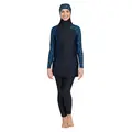 Jewel Modesty Suit Side Cut Burkini Zoggs | Flerf&#228;rgad | Elastomax