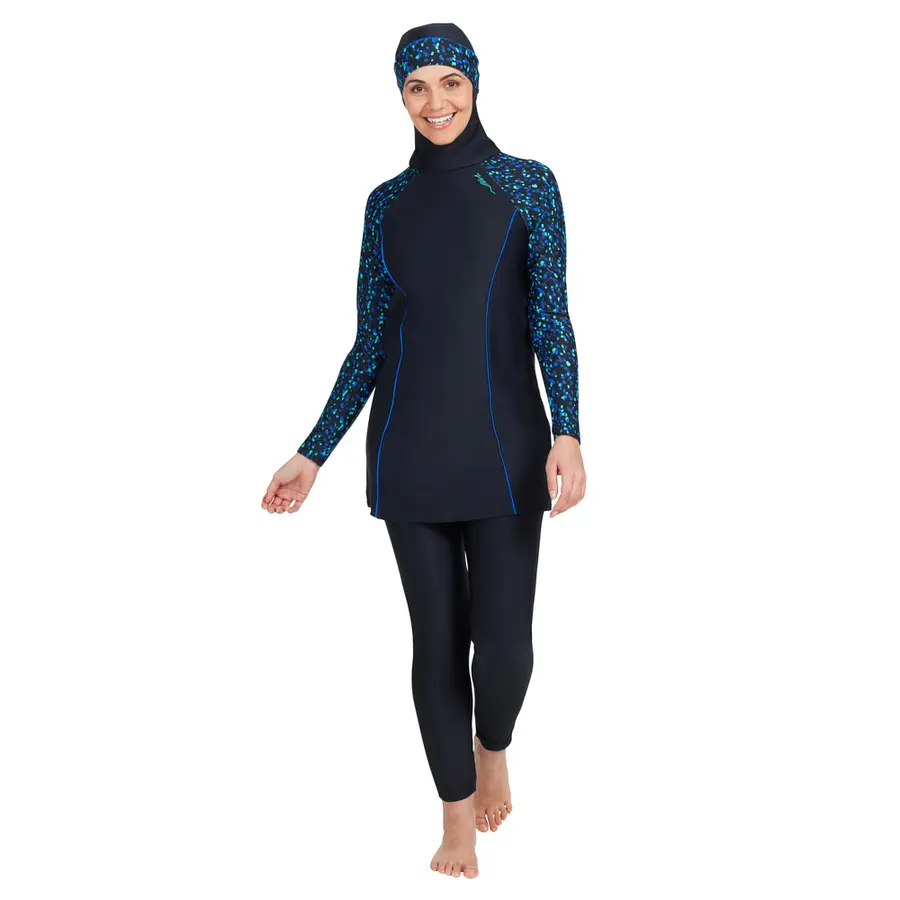 Jewel Modesty Suit Side Cut Burkini 34 Zoggs | Flerfärgad | Elastomax 